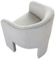 Century® Cadence Off-White Open Leg Upholstered Dining Chair-4