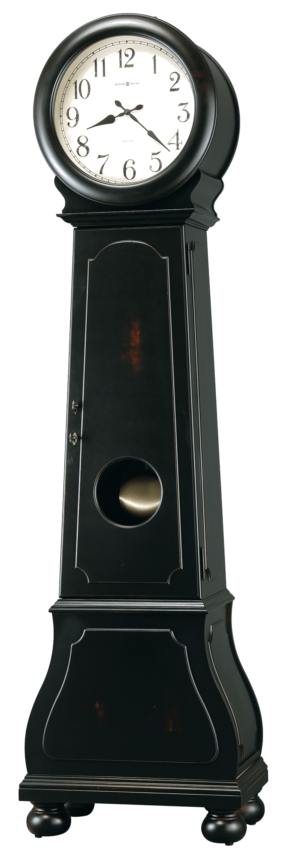 Howard Miller® Nashua Worn Black Grandfather Clock Hoelscher's