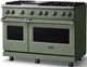 Viking® 5 Series 48" Eucalyptus Pro Style Gas (LP) Range with Polished Chrome Trim-2