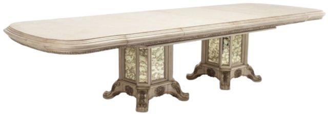 Michael Amini® Platine De Royale Champagne Rectangular Dining Table-2