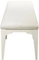 Riverside Furniture Myra Paperwhite Upholstered Dining Bench-3