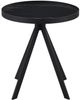 Coaster® Briggs Marble Printed Glass Top End Table with Black Base-2