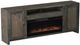 Legends Home Joshua Creek Barnwood 34" Fireplace Console-0