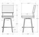 Amisco Customizable Mathilde Swivel Counter Stool-2