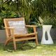 Dovetail Furniture Adir 20"x20" Gray/Ivory Fabric Outdoor Throw Pillow-1