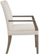 Fairfield® Customizable Dining Entree Pull Short Button Back Arm Chair-2