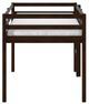 HH2 Home Campbell Espresso Twin Junior Loft Bunk Bed with Lader-2