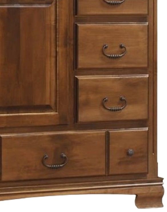 Wolfcraft Furniture Stonehaven Brown Gentleman’s Chest-1