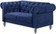 New Classic® Home Furnishings Emma Royal Blue Crystal Loveseat-4