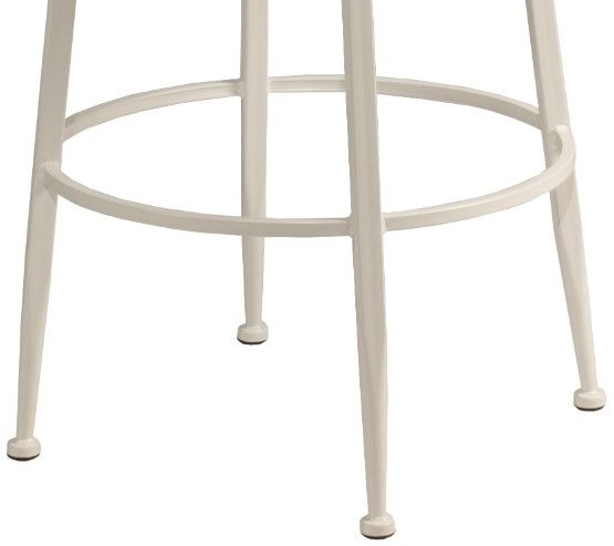 HH2 Home Greenfield White Swivel Bar Stool-2
