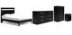 Signature Design by Ashley® Finch 4-Piece Full Panel Platform Bed Set-0