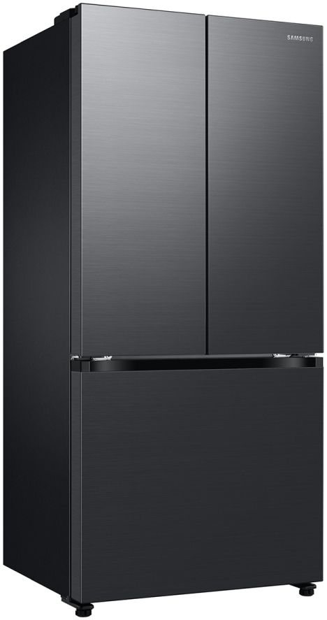 Samsung 33” 17.5 Cu. Ft. Fingerprint Resistant Matte Black Steel Counter Depth French Door Refrigerator with Twin Cooling Plus®-2