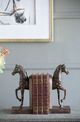 A & B Home Bronze Trotting Horse Bookends-3