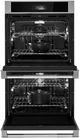 Jennair® RISE™ 30" Stainless Steel Double Electric Wall Oven with V2™ Vertical Dual-Fan True Convection with Advanced Temperature Precision-2