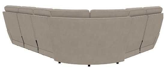 La-Z-Boy® Ava Ivory Leather Reclining Sectional with Custom Layout Options-2