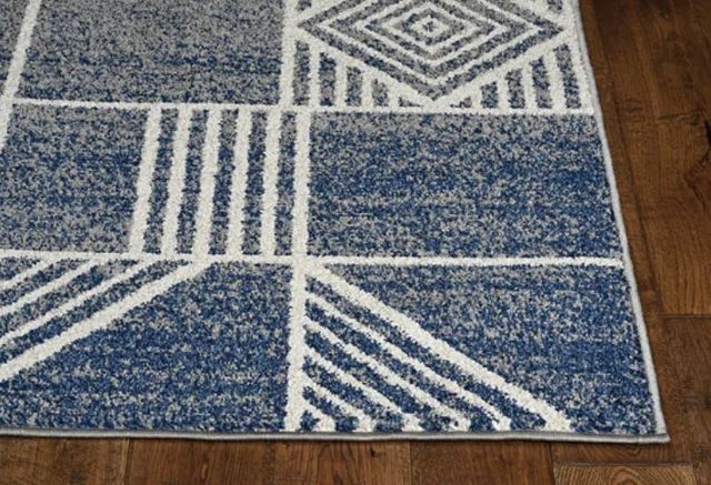 KAS Rugs Lucia Blue Dimensions 5'x8' Area Rug-1