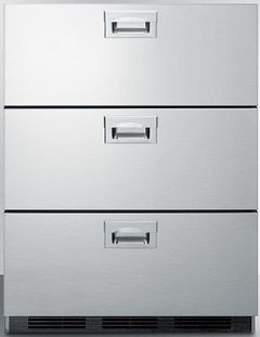 Summit® 3.1 Cu. Ft. Stainless Steel Refrigerator Drawers