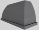 Vent-A-Hood® Designer Series 60" Gunsmoke Wall Mounted Range Hood-5