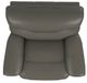 La-Z-Boy® James Charcoal Leather Power Wall Recliner with Headrest and Lumbar-4