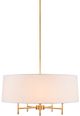 Olliix by Hampton Hill White/Gold Presidio Chandelier-1