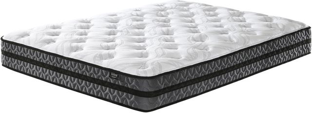 Sierra Sleep® by Ashley® Peak 10" Hybrid Medium Queen Mattress in a Box and Foundation Set-1