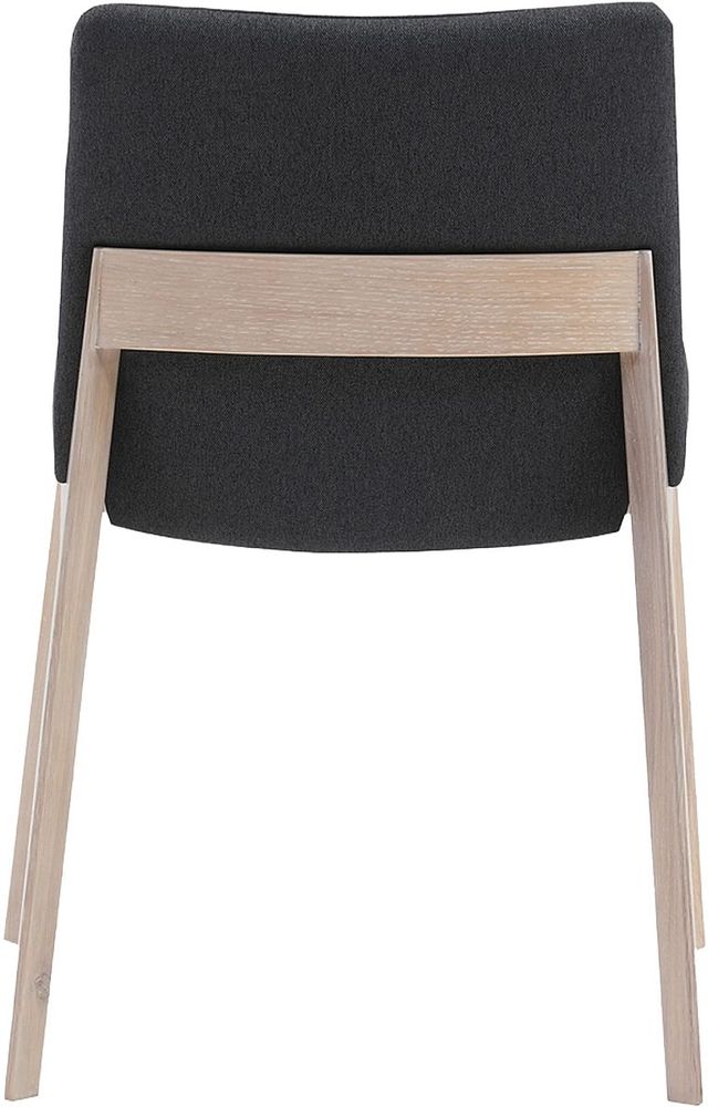 Moe's Home Collection Deco 2-Piece Dark Grey Oak Dining Chair Set-3
