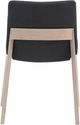 Moe's Home Collection Deco 2-Piece Dark Grey Oak Dining Chair Set-3