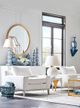 Chelsea House Cobalt/Off White Glaze Canton Pagoda-1