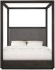Modus Furniture Oxford Basalt Gray/Dolphin Canopy King Upholstered Canopy Bed-2