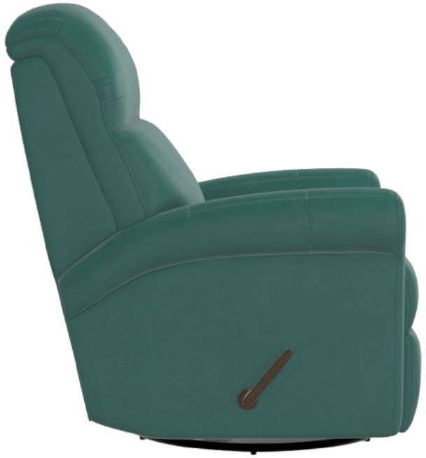 Flexsteel® Davis Malachite Manual Swivel Gliding Recliner-2