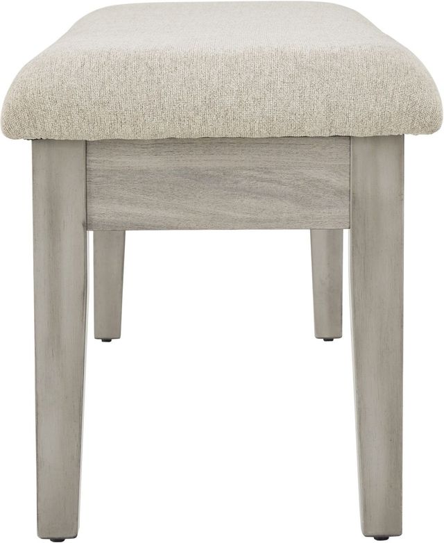 Signature Design by Ashley® Parellen Beige/Gray Upholstered Storage Bench-2