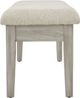 Signature Design by Ashley® Parellen Beige/Gray Upholstered Storage Bench-2
