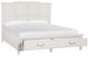 Magnussen Home® Willowbrook Egg Shell White King Storage Bed-2