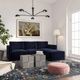 TOV Furniture Willow Navy Ottoman-1
