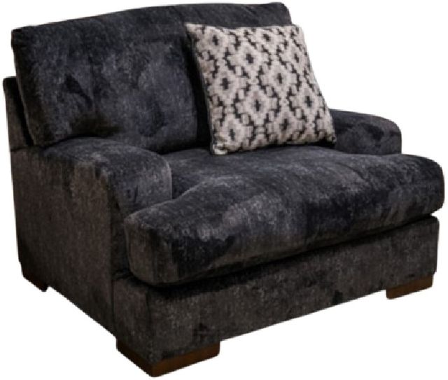 Benchcraft® Whitmore Manor Black Pearl Chair and a Half-0