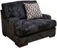 Benchcraft® Whitmore Manor Black Pearl Chair and a Half-0