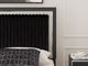 Signature Design by Ashley® Birmonton Black King Upholstered Panel Headboard-2