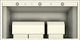 Vent-A-Hood® Designer Series 48" Biscuit Wall Mounted Range Hood-4