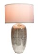 A & B Home Chrome/White 18" Table Lamp-2