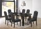 Nationwide Furniture Distributors 7 Piece Dark Cappuccino Dining Set-0