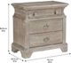 A.R.T. Furniture® Summer Creek Scrubbed Oak Bedside Chest-2