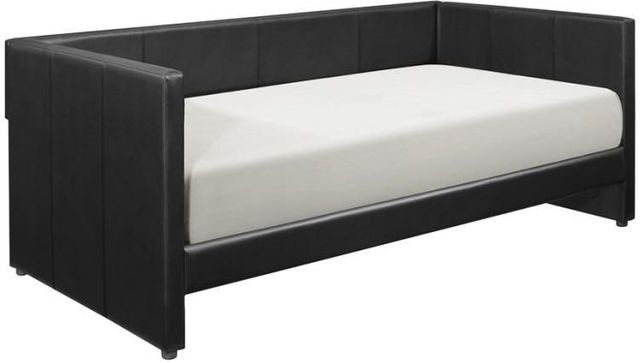 Mazin Furniture Arin Black Vinyl Daybed-0