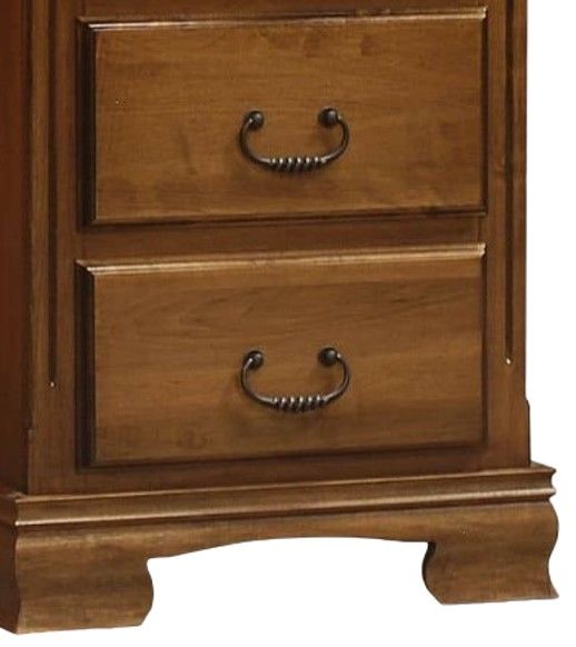 Wolfcraft Furniture Stonehaven Brown 3-Drawer Nightstand -1