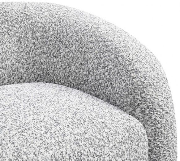Furniture of America® Freja Gray Swivel Chair-4