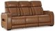 Ashley® Boyington Caramel Power Reclining Sofa-0