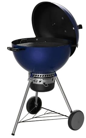Weber® Master-Touch Series 24" Deep Ocean Blue Freestanding Charcoal Grill-1