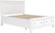 Signature Design by Ashley® Fortman White Queen Panel Storage Bed-4