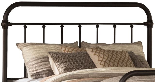 HH2 Home Kirkland Dark Bronze Full Metal Bed without Frame-2