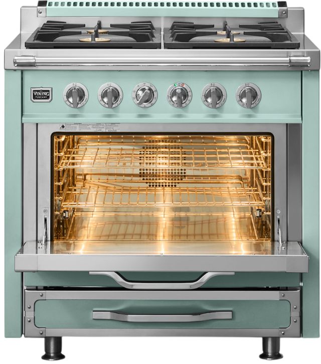 Viking® Tuscany 36" Splash Pro Style Dual Fuel Range-1