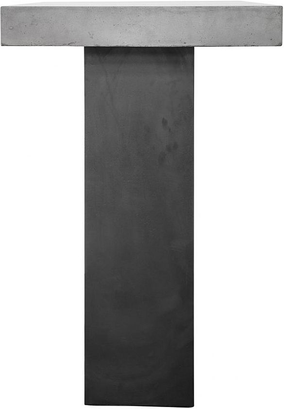Moe's Home Collection Lithic Dark Grey Concrete Outdoor Bar Table-2
